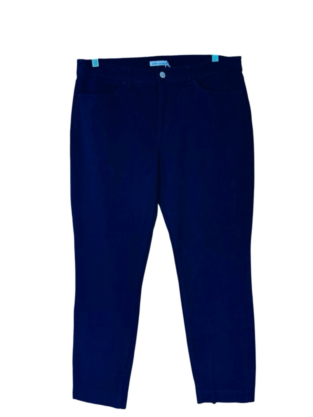 Peter Millar Karlie Stretch Sateen Golf Pants Navy Blue 14 - Picture 2 of 8